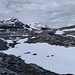 Blick auf die Ziele, noch ist die Schneedecke nicht geschlossen