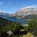 Laghi di Cancano e San Giacomo e pini mughi.