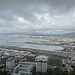 Blick auf die Start- und Landebahn des Flughafens von Gibraltar