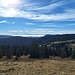 Blick zu den Schweizer Alpen am Horizont