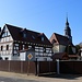 Rödern, Kirche und Fachwerkhäuser