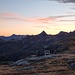 Morgenstimmung auf der Leglerhütte am Freitag 25.10.2024