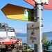 A la gare de St-Gingolph, le panneau "6" n'indique plus qu'une seule direction