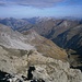 Blick Richtung Allgäuer Alpen, Mädelegabel und Krottenkopf sind gut zu sehen.