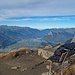 super Aussicht auf dem Vilan nach Sargans, ca. 5 Minunten war ich alleine, danach war innert Sekunden die Bank besetzt.