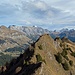 noch ein Rückblick über den Grat, vom Kamm (2122 m) aus gesehen