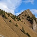Rückblick beim Abstieg vom Kamm (2122 m)