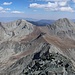 Blick über den Ostgrat zum Mount Lindsey (rechts) und Huerfano Peak (links)