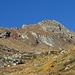 Piz Salacina Ostflanke. Die heutige Schlüsselstelle habe ich markiert (T5).