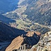 Tiefblick Richtung Zoca und Röivan.