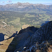 Aussicht vom W-Gipfel über die Wissen Frauen, Neuenalp und Gamperfin zum Alpstein u.a. mit Säntis und Altmann