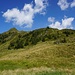 am Hennlabjoch mit Blick zum Gipfel