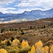 Blick zum Mount Sneffels vom "San Juan Mountains Scenic Viewpoint" am Highway 62