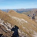 In der Südostflanke steige ich zum Wilden Gräshorn auf: Blick zum Grünen Gräshorn.