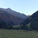 Blick in Gehrichtung
