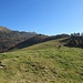 Corno Gesero e Cima delle Cicogne da poco sopra l'Alpe di Gesero.