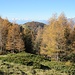 Il Monte Rosa all'orizzonte.