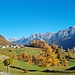 Ausblick von Guarda. Die Unterengadiner Landschaft strömt Schönheit, Ruhe und Kraft aus.