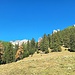 Blick zum Stachlerkopf und Drei Kapuzinern  unter denen wir auf der Nordostseite  zum Kelchle-Sattel abgestiegen sind.