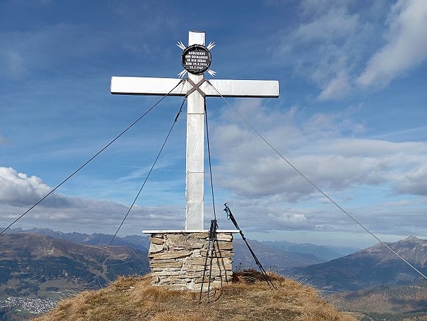 Am Gipfelkreuz der Kruppköpfe