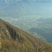 Blick nach Domodossola, dahinter die Berge des Val Grande