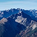 Lechtaler Alpen mit Parseierspitze (3036 m), Imster Muttekopf (2777 m) und Holzgauer Wetterspitze (2895 m).