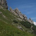 Die eingelagerte Gras- und Schrofenfläche...