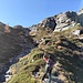 salendo verso il Bivacco