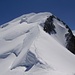 Mont Blanc 4810 m vom Bossesgrat 4547 m gesehen