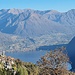 <b>Panorama su Verna e Porlezza.</b>