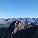 Zugspitze am Horizont, mittlere Lechtaler Alpen