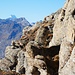 Memorizzare la roccia inclinata (indica la via di uscita)