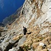 Scendiamo poco - dobbiamo pervenire alla cengia