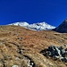Tete de Milon, Grand Gendarme e Weisshorn visti dal bivio per la Roc de la Vache