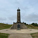 Unterwegs am Crich Stand - Blick auf den 19 m hohen Gedenk- und Aussichtsturm.