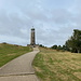 Unterwegs am Crich Stand - Hier kurz vor Errreichen des Gipfels mit dem Turm.