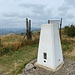 Unterwegs am Crich Stand - Am Vermessungspunkt (TP2588, Flush Bracket: S1719) unweit des Turmes. Die offizielle Höhe des "Crich Mount" beträgt 286,429 m.