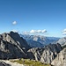 Blick zu den Bergen um Mittenwald.