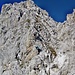 Beginn des Innsbrucker Klettersteiges. Rechts davon der unversicherte Aufstieg zur Seegrubenspitze 2350