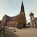 Münster und Rathaus in Bühl