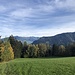 Wiese unterhalb von Eben mit Blick nach Süden.