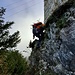 Hier klettert man ab.