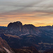 Der Langkofel nochmal im magischen Abendlicht