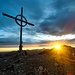 Sonnenaufgang auf dem B'schießer (2000 m).