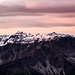 Blick auf Mädelegabel (2645 m) und Biberkopf (2599 m).