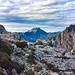 Ein letztes Mal der Große Daumen (2280 m), heute immer wieder sehr prominent im Blickfeld.