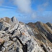 der Gipfel Schofberg, ohne Gipfelkreuz aber mit Gammele unter dem Steinhaufen verdeckt