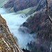Vorübergehend zog der Nebel Richtung Seealpsee hinein