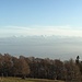 Dunst im Mittelland, Sicht ins Berner Oberland