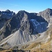 Grubenjochspitze, Flexenspitze und Großer Grätligrat